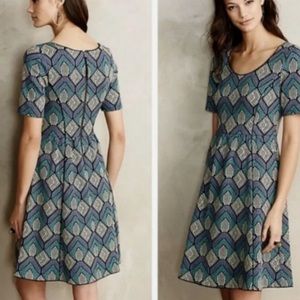 Anthropologie HD in Paris Hollyhock Dress XL with pockets!